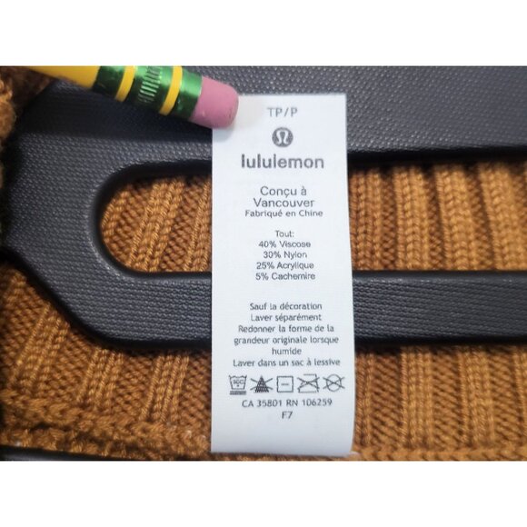 Lululemon Softer Still Wrap Sweater Spiced Bronze - Picture 10 of 13